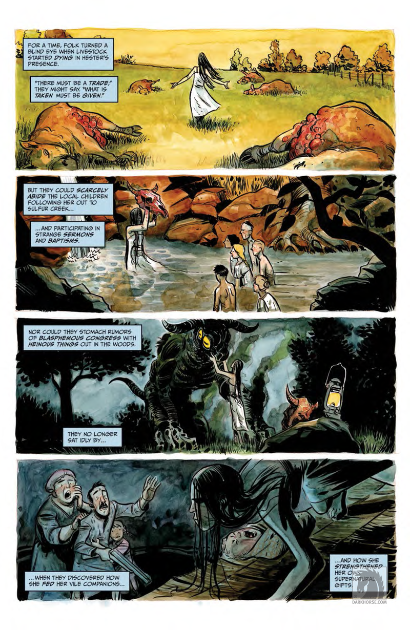 Illustration for article titled Read the Entirety of Harrow County #1, One of 2015's Best Horror Comics, Here for Free!